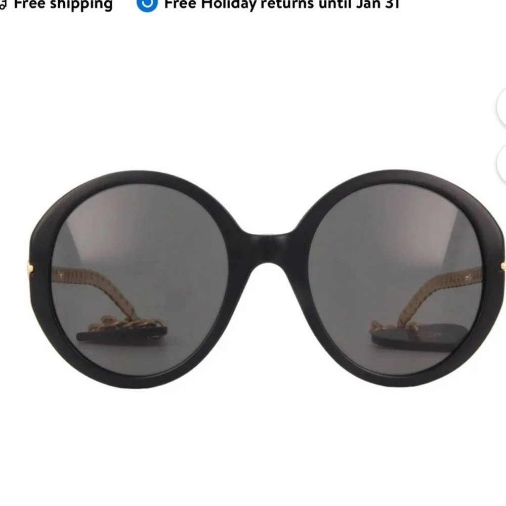 Gucci Round Chain Frame sunglasses. NEW - Picture 6 of 8